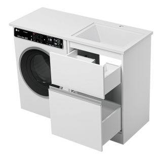 Напольная тумба под раковину Misty Ингрид УТ000026828 55 см белый